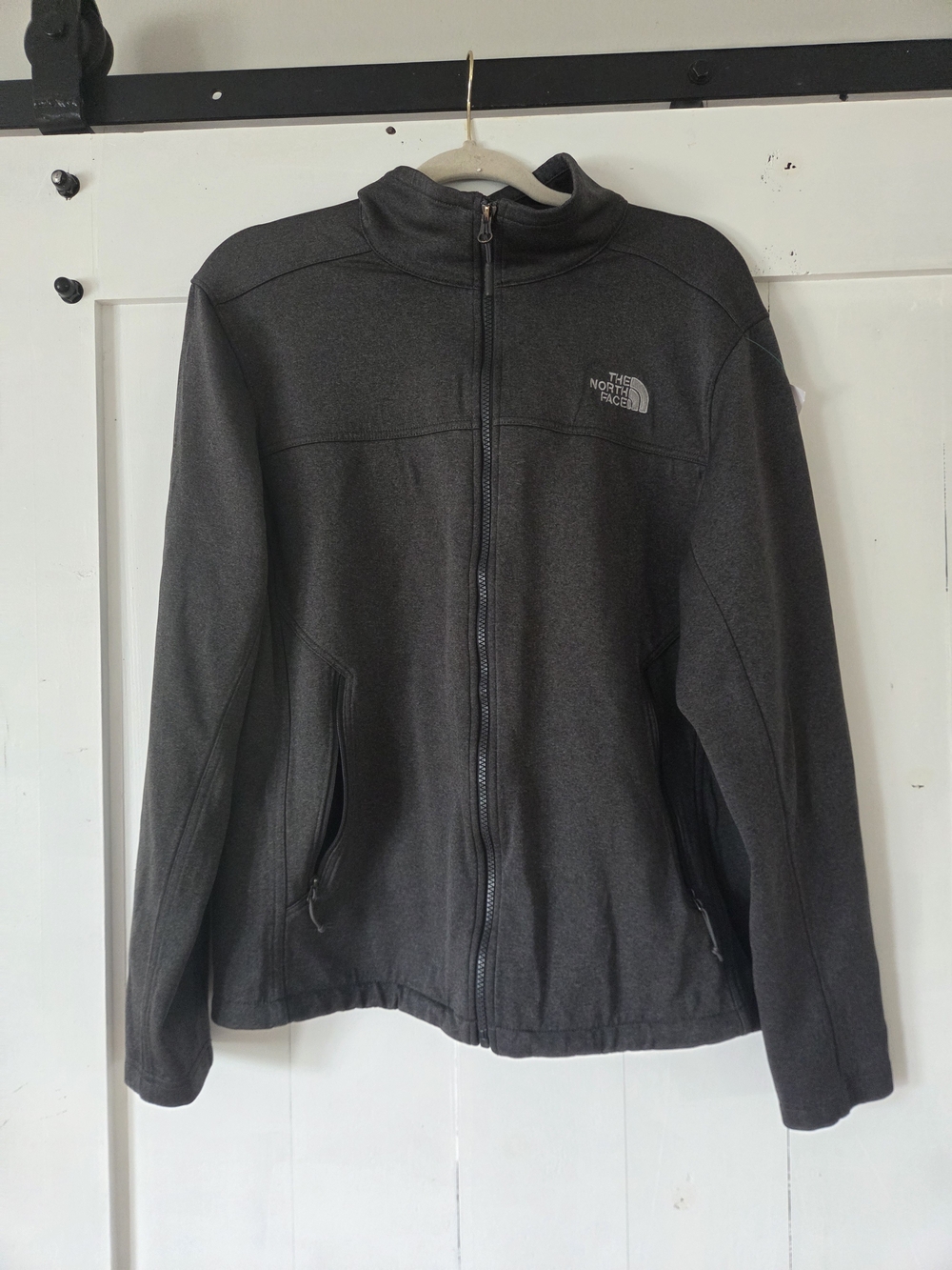 The North Face Men's Charcoal Full-Zip Shirt Jacket